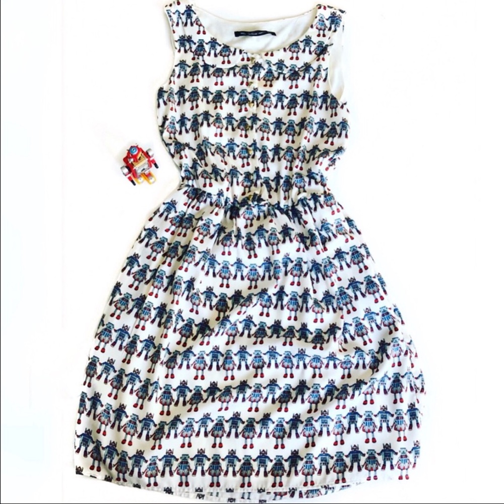 Zara Robot Dress XS